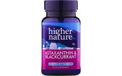 Higher Nature Astaxanthin and Blackcurrant 90 capsules