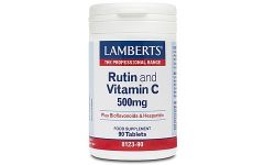 Lamberts Rutin & Vitamin C 500mg and Bioflavonoids 90 tablets