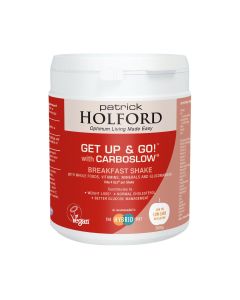 Patrick Holford Get up & Go! with Carboslow Breakfast Shake 300g Powder