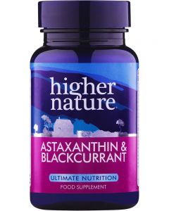 Higher Nature Astaxanthin and Blackcurrant 30 capsules