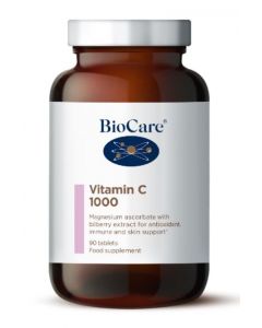 BioCare Vitamin C 1000mg (Magnesium Ascorbate Bilberry & Vitaflavan) 90 tabs