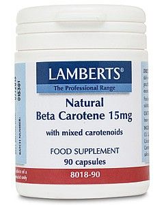 Lamberts Natural Beta Carotene 90 capsules