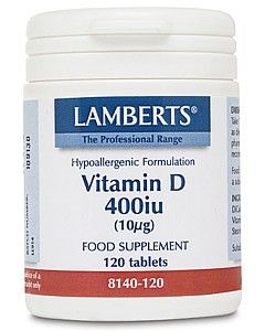 Lamberts Vitamin D 400iu 120 tablets