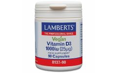 Lamberts Vegan Vitamin D3 1000iu (25µg)