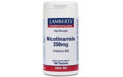 Lamberts Nicotinamide (Vitamin B3) 250mg 100 tablets