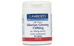 Lamberts Siberian Ginseng 1500mg 60 tablets