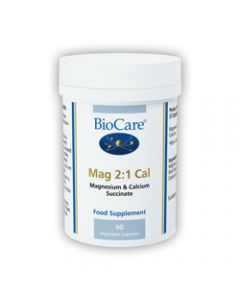 BioCare Mag 2:1 Cal (Magnesium & Calcium Succinate) 90 Capsules