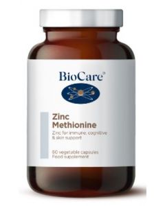 BioCare Zinc Methionine 60 Capsules