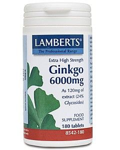 Lamberts Ginkgo 6000mg Extra High Strength 180 tablets