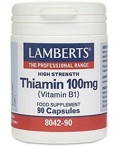 Lamberts Thiamin (Vitamin B1) 90 capsules